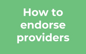 Endorsing tips for participants